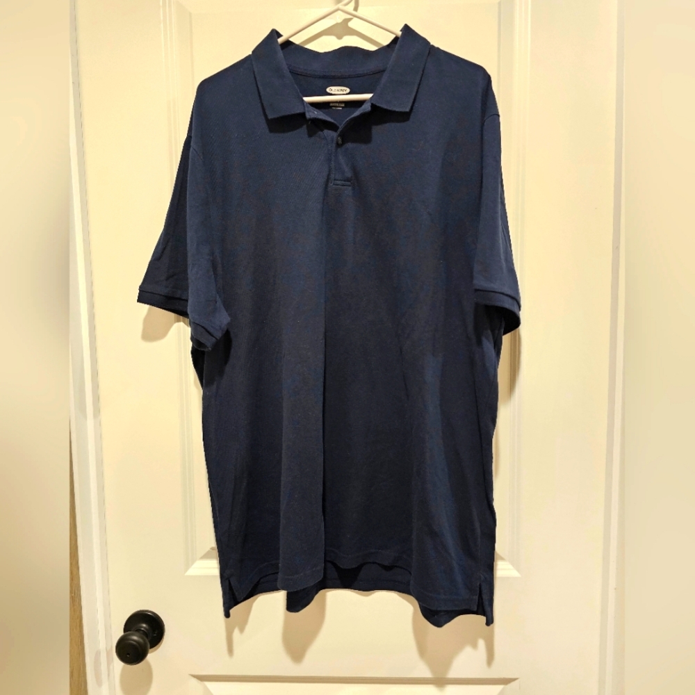 Mens 2XL Navy Blue Polo
